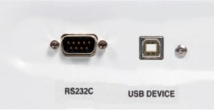 可通过USB和RS232C连接PC